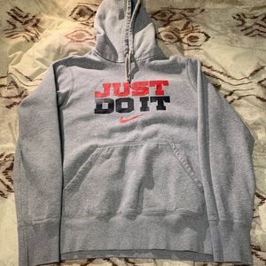 Men’s Nike “Just Do It” Hoodie (Size M, Fits Closer To A Small).